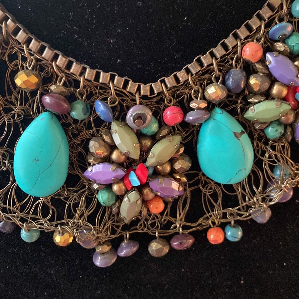 Nwot. Multi Colored Statement Necklace. - image 3